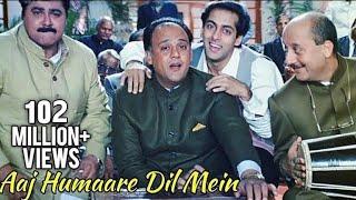 Aaj Humaare Dil Mein - Bollywood Song - Alok Nath Reema Laagu Salman Khan - Hum Aapke Hain Kaun