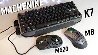 Machenike - обзор на механическую клавиатуру K7 и игровые мыши M830 M620