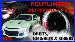 Autotreffen Reutlingen  Drifts Sounds & Burnouts  Polizei  carmeet_721  4K