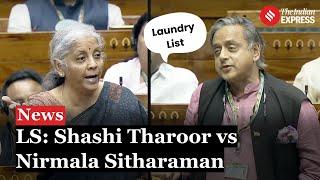 Parliament Session Nirmala Sitharaman Addresses Court Backlog Shashi Tharoor Highlights Issues