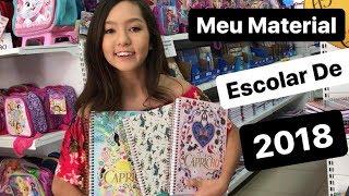 MEU MATERIAL ESCOLAR 2018