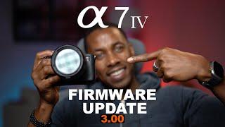 UPGRADE Your SONY A7 IV Complete Firmware Update 3.00 Tutorial