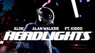 Alok & Alan Walker - Headlights feat. KIDDO Official Lyric Video