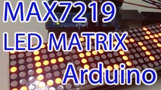 Arduino Tutorial #21 - MAX7219 LED Matrix Display Walkthrough & Test Code - Scrolling Text Code