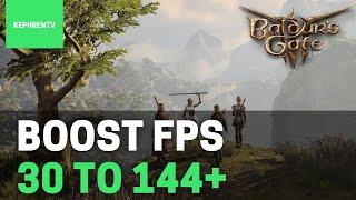 2023 BEST PC Settings for Baldurs Gate 3 Maximize FPS & Visibility