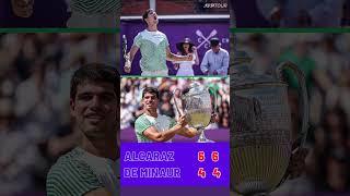 Tennis ATP Carlos Alcaraz First title on grass  #shorts