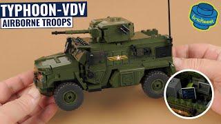 Typhoon VDV Airborne Troops - MRAP-Type  - Sluban B1179 Speed Build Review