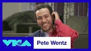 Pete Wentz Reacts To His 2007 VMA Performance w Fall Out Boy  2017 Video Music Awards  MTV