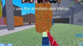 I use the aimstars aim trainer
