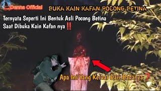 Buka Kain Kafan Pocong Betina Ternyata Seperti Ini Bentuk Tubuh Nya Aneh Banget