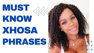 Learn Xhosa Top 50 Phrases & Words  Lesson 3