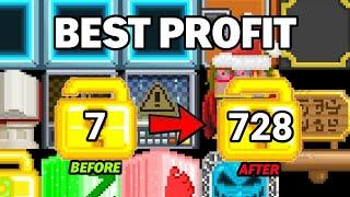 Best Profit Method To Profit in Growtopia INSANE PROFIT  Growtopia Profit  Growtopia