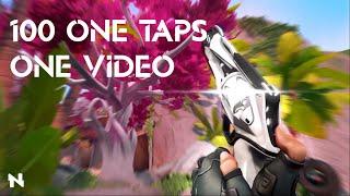 100 One Taps in One Video Valorant