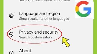 Google App  Privacy & Security  Ad personalisation