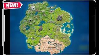 Evolution of the Fortnite Map All Chapter 3 Snow Stages