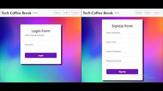 Complete Login and Registration  SignUp Form using PHP MySQL  Xampp