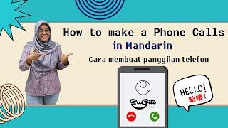 Cara menjawab dan menelefon dalam Mandarin.