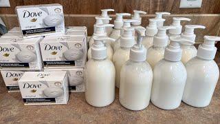 How to Make Liquid Hand Soap from Dove Bar Soap