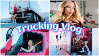 Trucking Vlog  picking up loads invite to MATS books Im reading