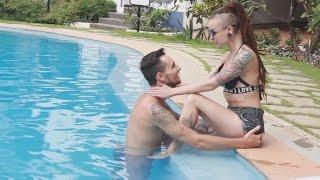 Beautiful Girl And Boy Romance In Swimming Fool  Hot And Romantic Video 2016