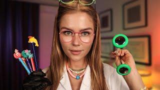 ASMR Testing You for ADHD New Tests Light colors questions Eyes and Ears