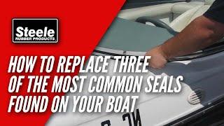 How To Replace Three of The Most Common Seals Found on Many Bowriders and Ski Boats