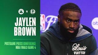 Jaylen Brown Postgame Press Conference  NBA Finals Game 4 at Dallas Mavericks
