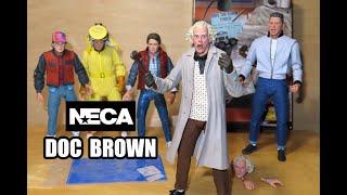 Neca ULTIMATE DOC BROWN Back To The Future Figure unboxing & review