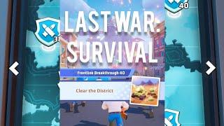 Last War Survival Frontline Breakthrough Level 40 Completion Guide