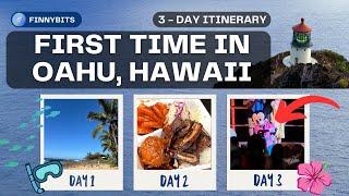 OAHU HAWAII 3 DAY TRAVEL ITINERARY MUST see eat do 2024  Part 1  FinnyBits