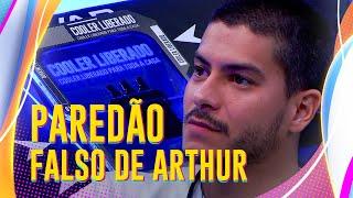 ARTHUR AGUIAR É ESCOLHIDO NO PAREDÃO FALSO E TOCA O TERROR NO QUARTO SECRETO   BBB 22