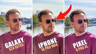 iPhone 16 Pro vs Galaxy S24 Ultra vs Pixel 9 Pro - CAMERA COMPARISON