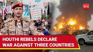 Houthi Rebels Declare Open War Against Israel From Bombed Yemeni City Of Hodeida  Gaza Conflict
