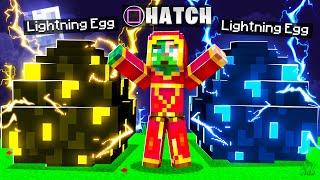 Hatching LIGHTNING Dragon Eggs in Minecraft