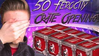 50 FEROCITY CRATE OPENING Highlights only  Rocket League  INSANE NO LOOK CRATE