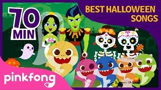 Halloween Zombie Sharks and more  Halloween Songs  +Compilation  Pinkfong Songs for Children