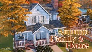 Осенний семейный дом│Строительство│Autumn Family Home│SpeedBuild│NO CC The Sims 4