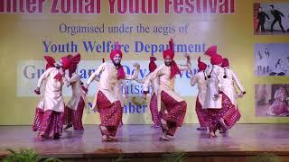 Khalsa College Amritsar Jhumar Interzonal Youthfestival 2018