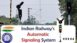 Indian Railway Automatic Signalling System  How Automatic Signalling Works  Mr.Educator