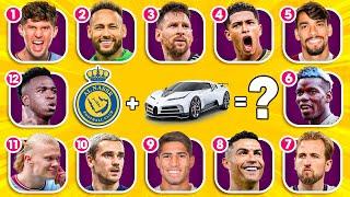 Guess the Football Player by Their SUPERCAR & CLUB  Messi Ronaldo Neymar Haaland  Tiny Football