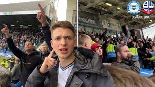 Fans Sing THOGDEN WHATS THE SCORE as Bolton Miss Promotion