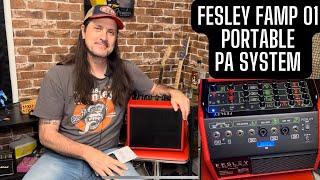 Portable And Rechargable PA System - The Fesley  FAMP01 Is A Versatile And Cool Piece Of Gear