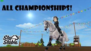 All the Championships WITH Shortcuts 2022  Star Stable Online