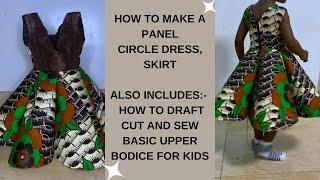 Easy DIY How To Make a Panel Circle Dress Skirt  also includes Detailed informations