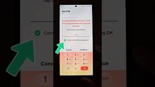 Confirm Pin without pressing OK on Samsung Android 14