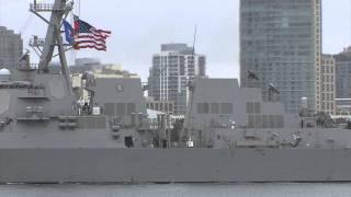 USS Halsey departs San Diego for a depolyment