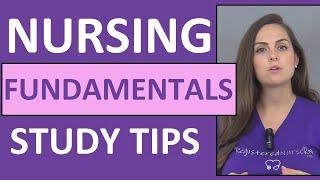 How to Study for Nursing Fundamentals Foundations in Nursing School