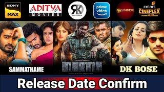5 New South Hindi Dubbed Movies  Release Update  Sammathame  Martin  Dk Bose