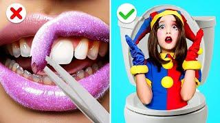 Extreme DIGITALER ZIRKUS MAKEOVER für NERD  Erstaunliche Beauty-Hacks & Gadgets von Gotcha