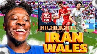 Wales 󠁧󠁢󠁷󠁬󠁳󠁿 vs. Iran Highlights  2022 FIFA World Cup ️REACTION